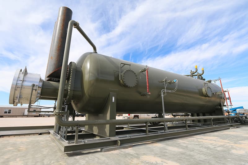 DNOW U.S. Process Solutions sells heater treater pressure vessels to efficiently separate oil and water emulsions in oil and gas production. DNOW U.S. Process Solutions sells heater treater pressure vessels to efficiently separate oil and water emulsions in oil and gas production.