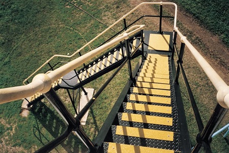 Industrial safety equipment such as stairs, access platforms, safety gates and anti-slip plates for worker and customer protection at DNOW. Industrial safety equipment such as stairs, access platforms, safety gates and anti-slip plates for worker and customer protection at DNOW.
