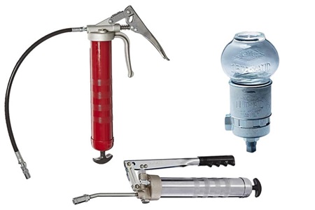 DNOW's selection of industrial lubricators, showcasing automatic oilers and heavy-duty grease guns for machinery. DNOW's selection of industrial lubricators, showcasing automatic oilers and heavy-duty grease guns for machinery.