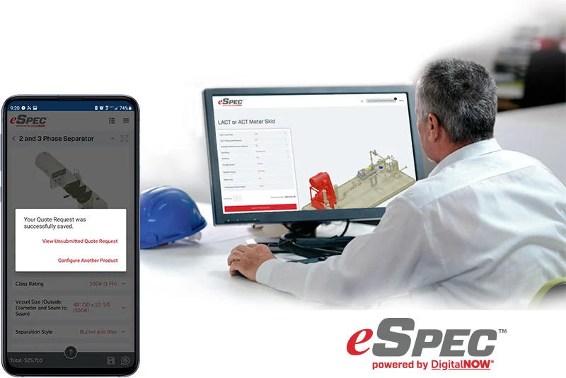 eSpec™ is the quick and easy way to order complex engineered equipment packages. eSpec™ is the quick and easy way to order complex engineered equipment packages.