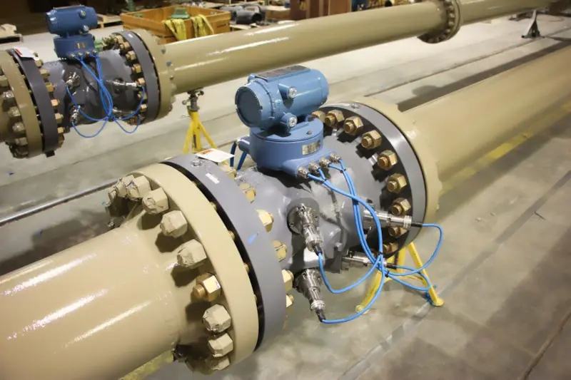 Photo crafting precision: Power Service, a DistributionNOW company, Gas Measurement Ultra Sonic Meter Skids are meticulously built in-house. Photo crafting precision: Power Service, a DistributionNOW company, Gas Measurement Ultra Sonic Meter Skids are meticulously built in-house.