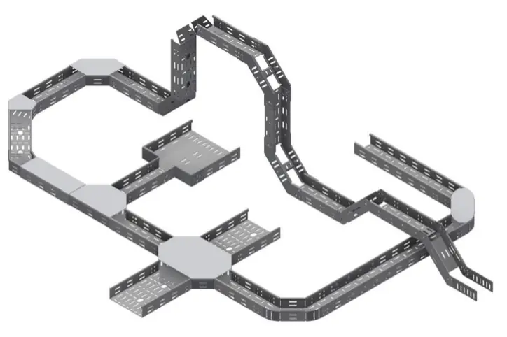 Oglaend System SPB-RF cable tray has a slot pattern and a return flange. It offers optimal cable tie and fixing placement and no sharp edges. Oglaend System SPB-RF cable tray has a slot pattern and a return flange. It offers optimal cable tie and fixing placement and no sharp edges.